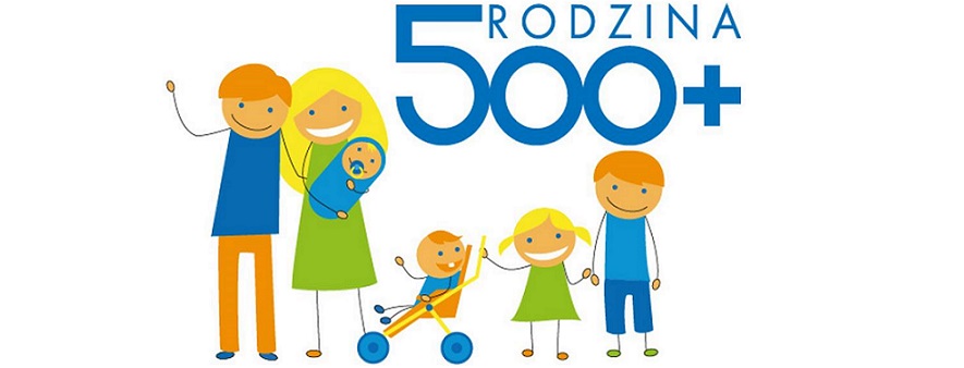 logo programu rządowego "Rodzina 500+"
